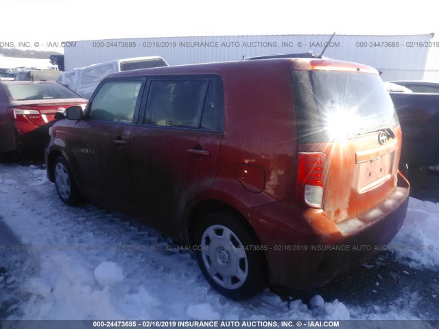 JTLZE4FE0CJ009058 - 2012 TOYOTA SCION XB ORANGE photo 3