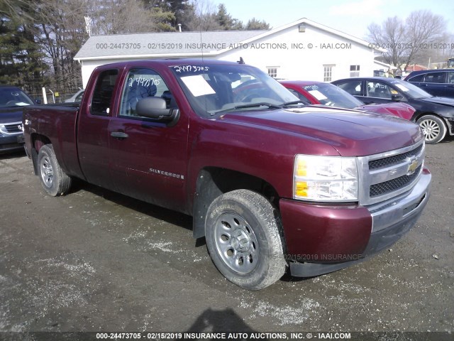 1GCEC19X59Z226322 - 2009 CHEVROLET SILVERADO C1500 RED photo 1