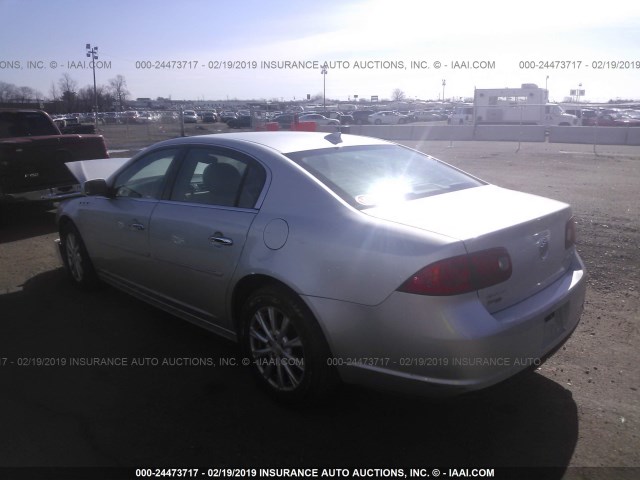 1G4HC5EM7BU149161 - 2011 BUICK LUCERNE CXL SILVER photo 3