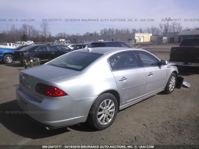 1G4HC5EM7BU149161 - 2011 BUICK LUCERNE CXL SILVER photo 4