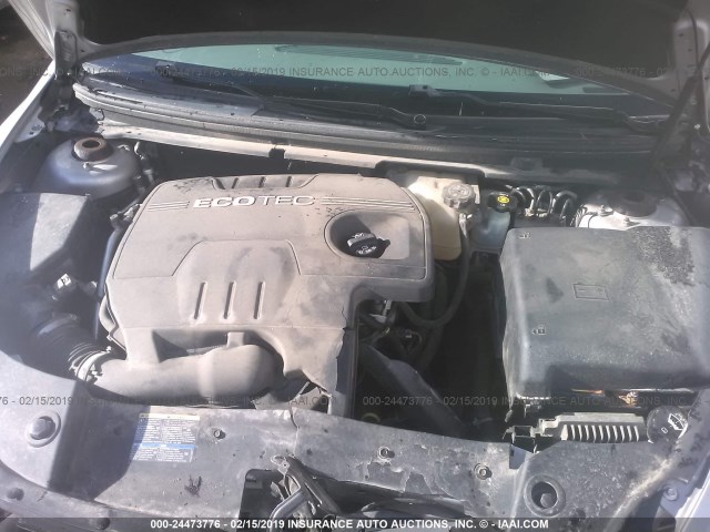 1G1ZG57B28F243091 - 2008 CHEVROLET MALIBU LS SILVER photo 10