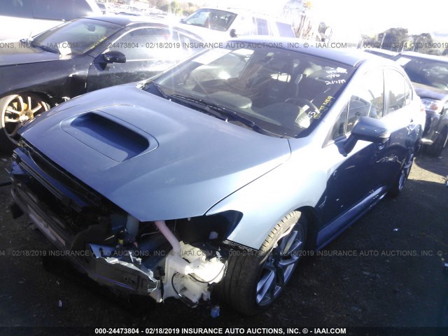 JF1VA1K64J9827061 - 2018 SUBARU WRX LIMITED Light Blue photo 2