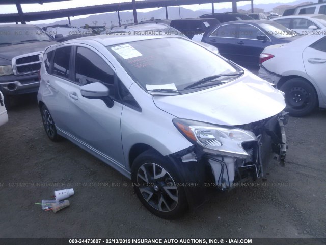 3N1CE2CPXFL395922 - 2015 NISSAN VERSA NOTE S/S PLUS/SV/SL/SR SILVER photo 1