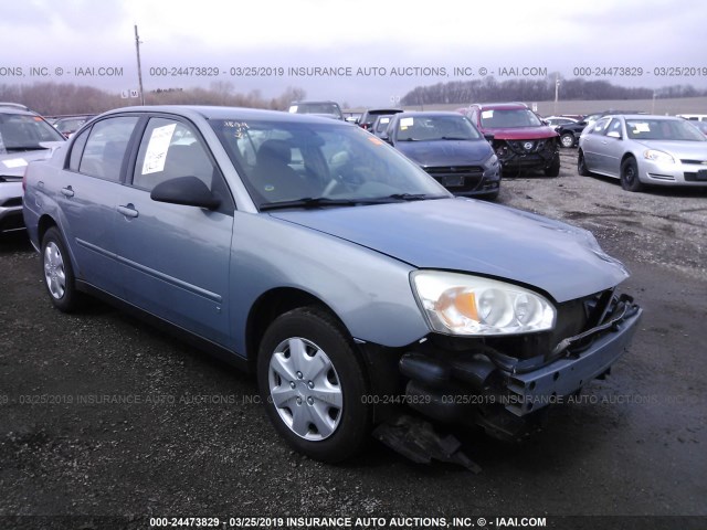 1G1ZS58F27F231585 - 2007 CHEVROLET MALIBU LS BLUE photo 1