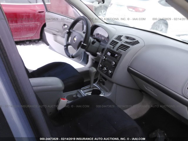 1G1ZS58F27F231585 - 2007 CHEVROLET MALIBU LS BLUE photo 5