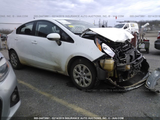 KNADM4A33G6557771 - 2016 KIA RIO LX WHITE photo 1