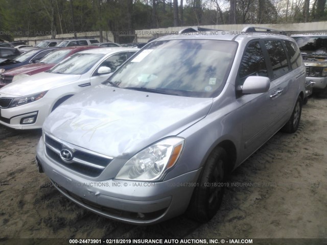 KNDMC233776023955 - 2007 HYUNDAI ENTOURAGE GLS/SE/LIMITED SILVER photo 2