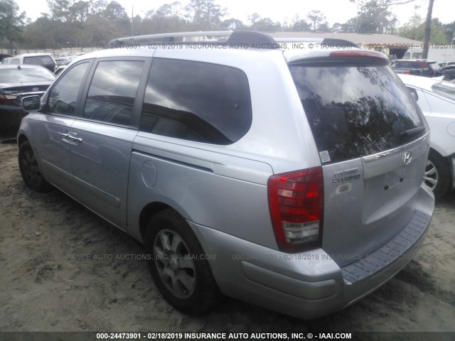 KNDMC233776023955 - 2007 HYUNDAI ENTOURAGE GLS/SE/LIMITED SILVER photo 3