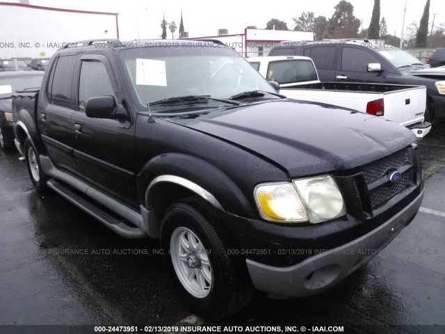 1FMDU77E93UC44349 - 2003 FORD EXPLORER SPORT TR  BLACK photo 1