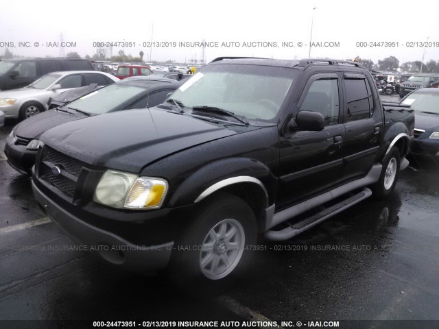 1FMDU77E93UC44349 - 2003 FORD EXPLORER SPORT TR  BLACK photo 2