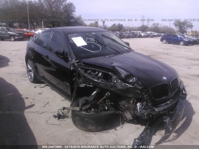 5UXFG2C55DL788009 - 2013 BMW X6 XDRIVE35I BLACK photo 1