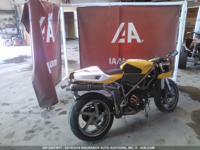 ZDM1SB3R9VB003564 - 1997 DUCATI 748 YELLOW photo 4