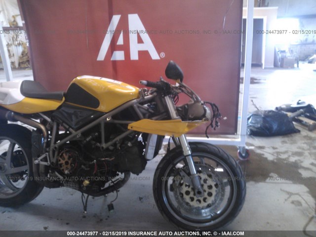 ZDM1SB3R9VB003564 - 1997 DUCATI 748 YELLOW photo 5