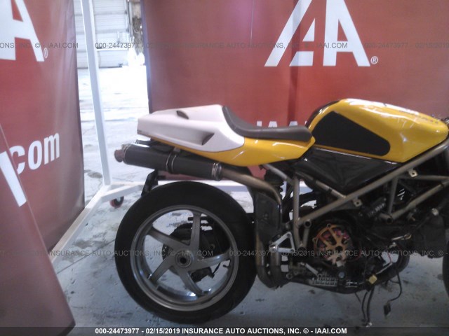 ZDM1SB3R9VB003564 - 1997 DUCATI 748 YELLOW photo 6