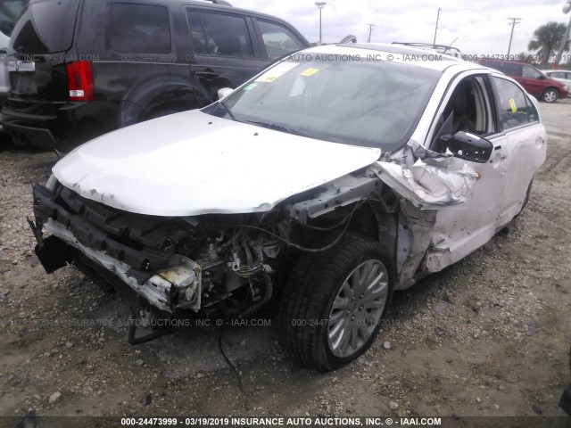 3FADP0L36BR119635 - 2011 FORD FUSION HYBRID WHITE photo 2