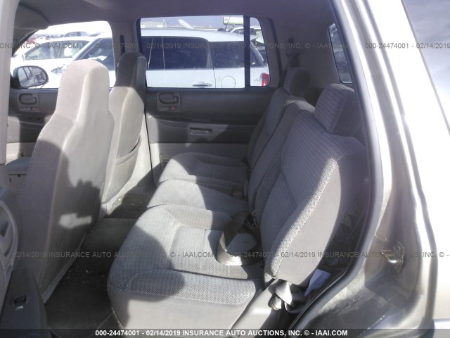 1D4HR38N33F620386 - 2003 DODGE DURANGO SPORT TAN photo 8