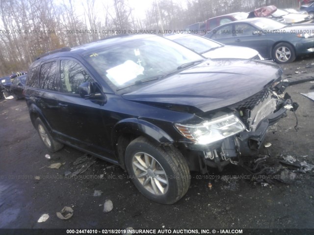 3C4PDDBG1DT646189 - 2013 DODGE JOURNEY SXT BLACK photo 1