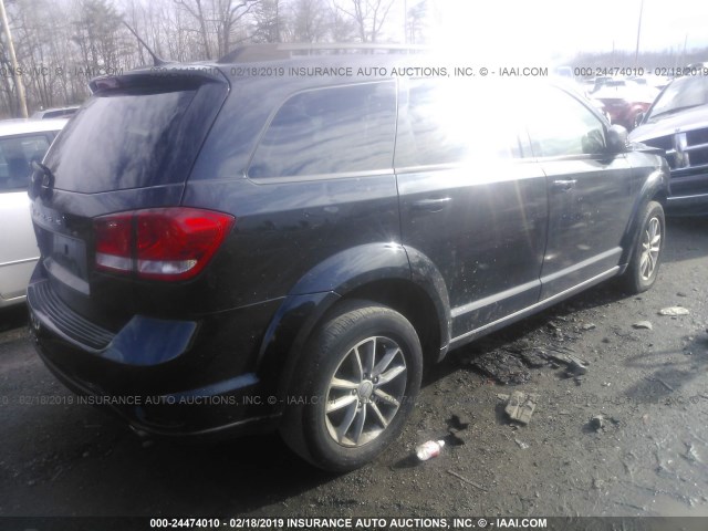 3C4PDDBG1DT646189 - 2013 DODGE JOURNEY SXT BLACK photo 4