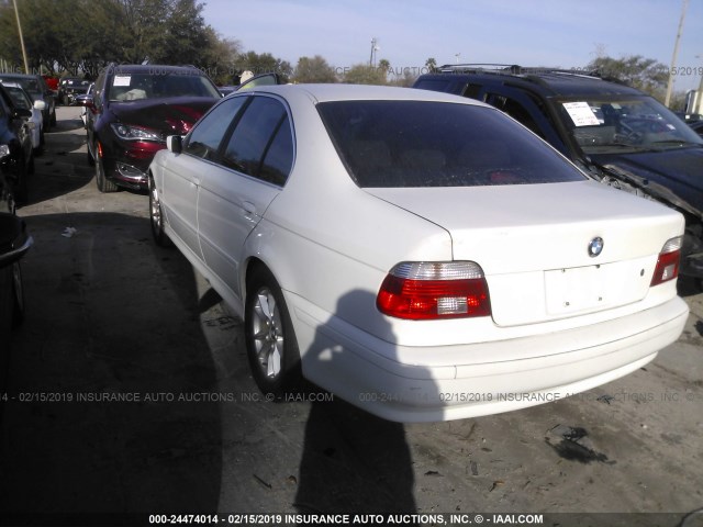 WBADT43433GY99315 - 2003 BMW 525 I AUTOMATIC WHITE photo 3