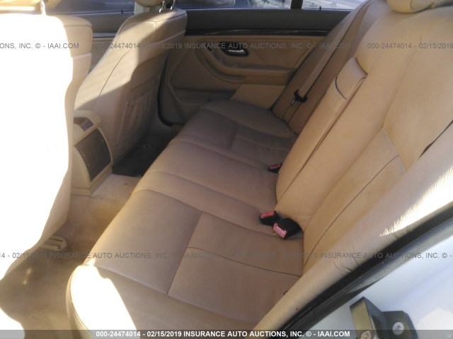 WBADT43433GY99315 - 2003 BMW 525 I AUTOMATIC WHITE photo 8