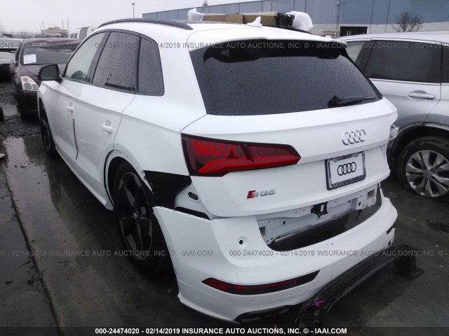 WA1B4AFY0K2013199 - 2019 AUDI SQ5 WHITE photo 3