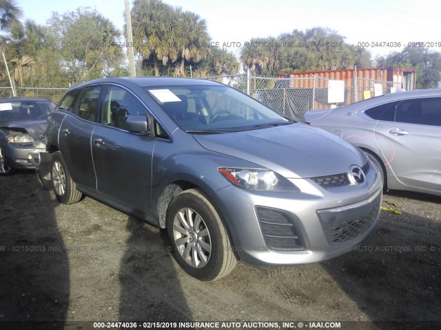 JM3ER2A54B0400283 - 2011 MAZDA CX-7 GRAY photo 1