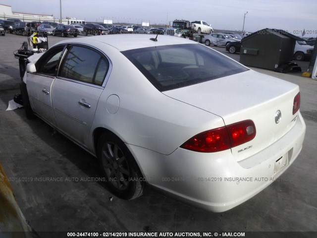 1G4HD57268U148004 - 2008 BUICK LUCERNE CXL WHITE photo 3