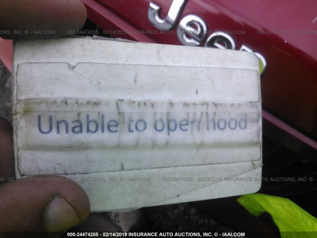 1J4HS48N85C732400 - 2005 JEEP GRAND CHEROKEE LAREDO/COLUMBIA/FREEDOM 红色 照片 10