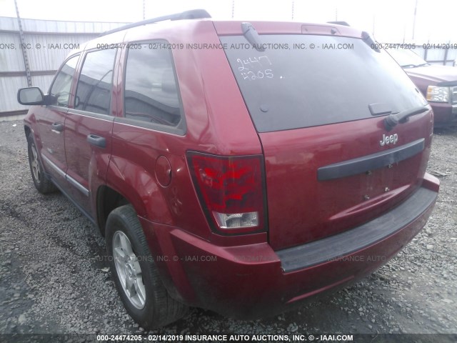 1J4HS48N85C732400 - 2005 JEEP GRAND CHEROKEE LAREDO/COLUMBIA/FREEDOM 红色 照片 3
