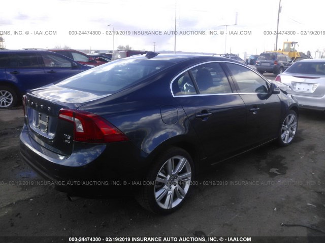 YV1902FH2C2089248 - 2012 VOLVO S60 T6 Dark Blue photo 4