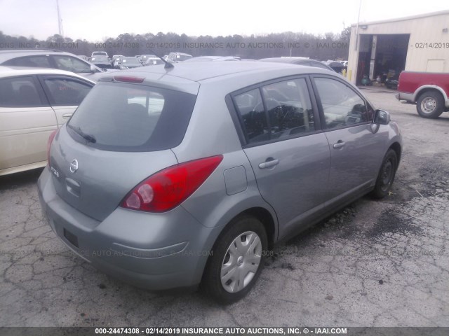 3N1BC1CP2AL440324 - 2010 NISSAN VERSA S/SL GRAY photo 4