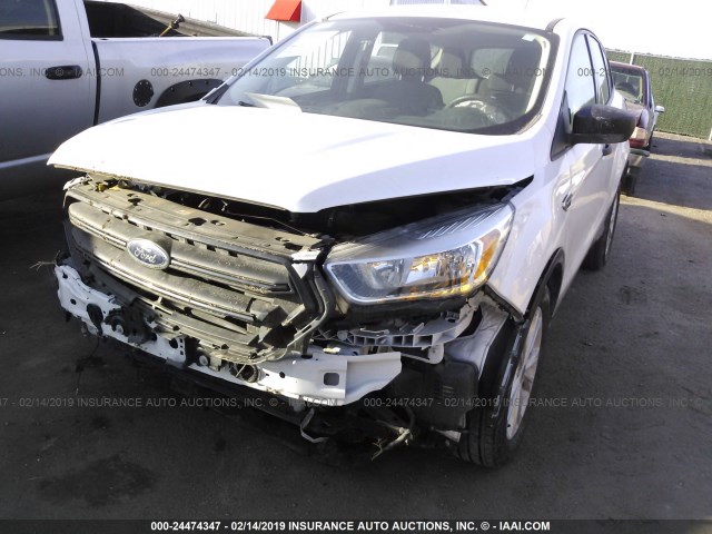 1FMCU0F79HUC79244 - 2017 FORD ESCAPE S WHITE photo 2