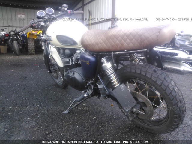 SMT925RN2GT738101 - 2016 TRIUMPH MOTORCYCLE SCRAMBLER BEIGE photo 3