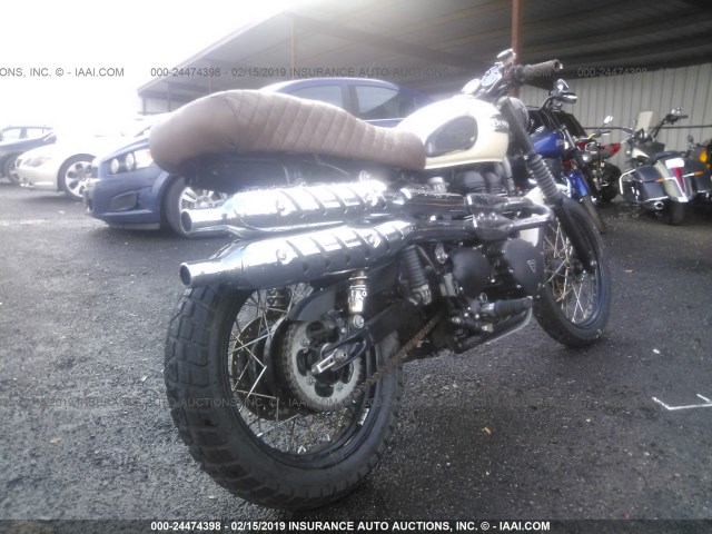 SMT925RN2GT738101 - 2016 TRIUMPH MOTORCYCLE SCRAMBLER BEIGE photo 4