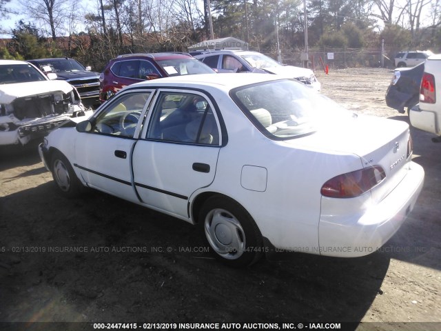 1NXBR12E4XZ278685 - 1999 TOYOTA COROLLA VE/CE/LE WHITE photo 3