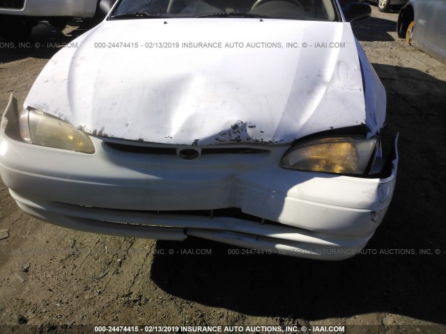 1NXBR12E4XZ278685 - 1999 TOYOTA COROLLA VE/CE/LE WHITE photo 6