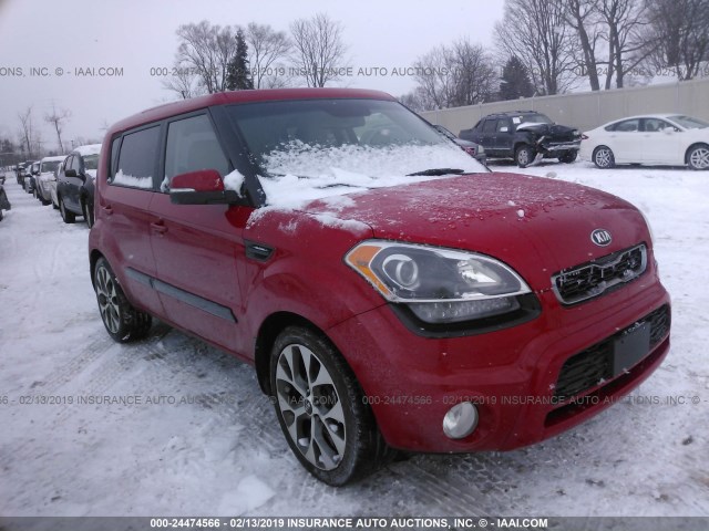 KNDJT2A61D7619620 - 2013 KIA SOUL +/!/SPORT RED photo 1