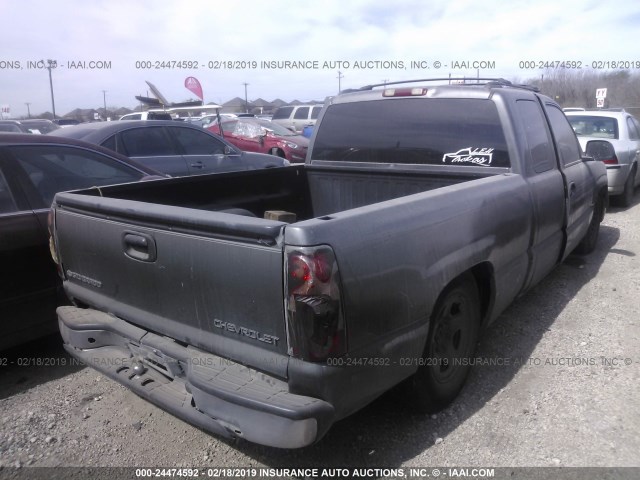 2GCEC19T0X1226358 - 1999 CHEVROLET SILVERADO C1500 GRAY photo 4