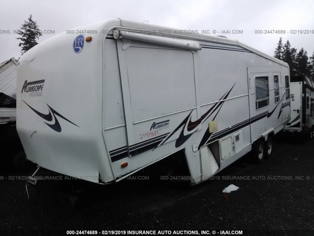 1KB331H21YE109992 - 2000 HOLIDAY RAMBLER 5TH WHEEL  WHITE photo 2