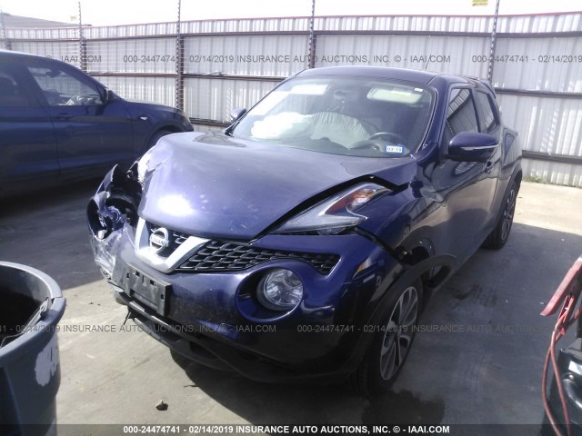 JN8AF5MR3HT703907 - 2017 NISSAN JUKE S/SV/SL/NISMO BLUE photo 2