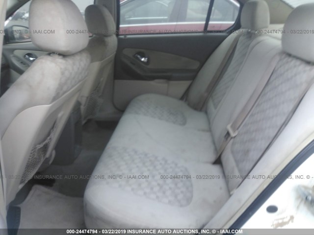 1G1ZT52894F187572 - 2004 CHEVROLET MALIBU LS WHITE photo 8