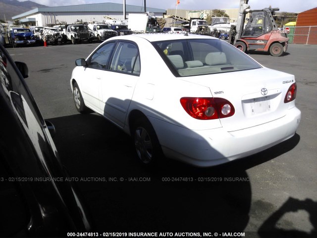 1NXBR32E48Z001208 - 2008 TOYOTA COROLLA CE/LE/S WHITE photo 3