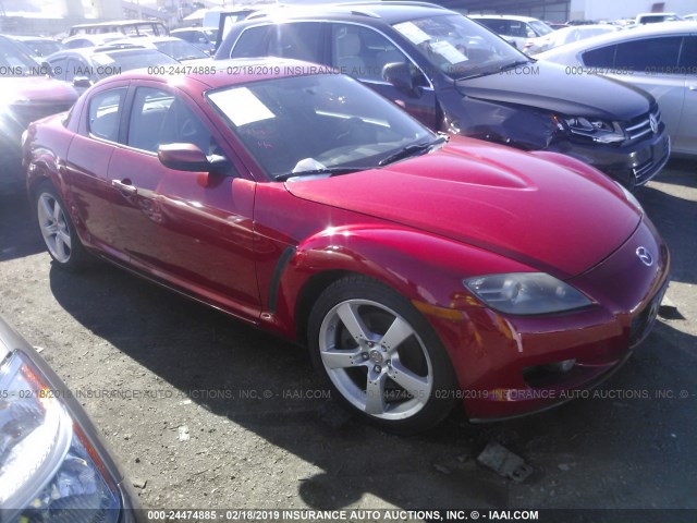 JM1FE173540105480 - 2004 MAZDA RX8 RED photo 1