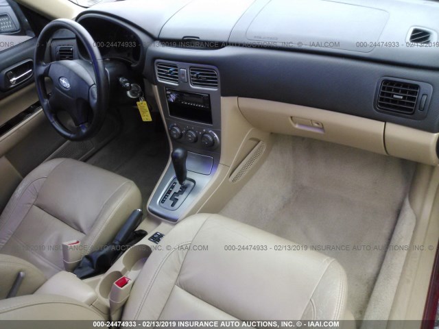 JF1SG65634H712729 - 2004 SUBARU FORESTER 2.5XS წითელი ფოტო 5