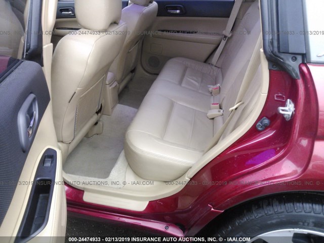 JF1SG65634H712729 - 2004 SUBARU FORESTER 2.5XS წითელი ფოტო 8
