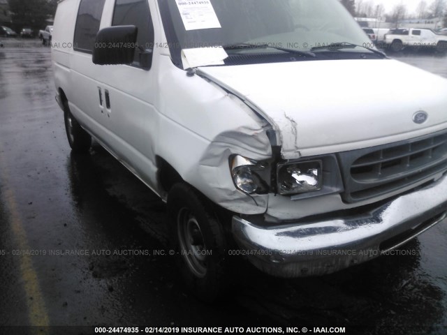 1FTRE1425YHB91437 - 2000 FORD ECONOLINE E150 VAN WHITE photo 6