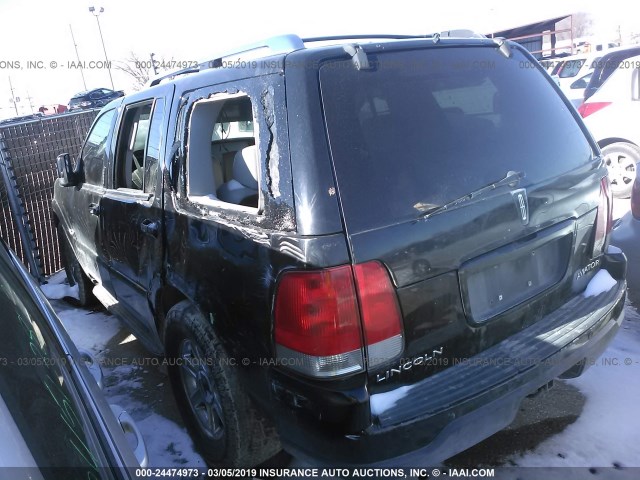 5LMEU88H65ZJ19055 - 2005 LINCOLN AVIATOR 黑色 照片 3
