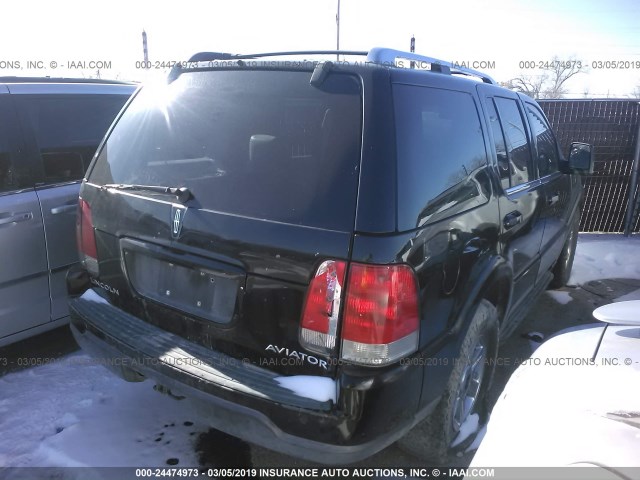 5LMEU88H65ZJ19055 - 2005 LINCOLN AVIATOR 黑色 照片 4