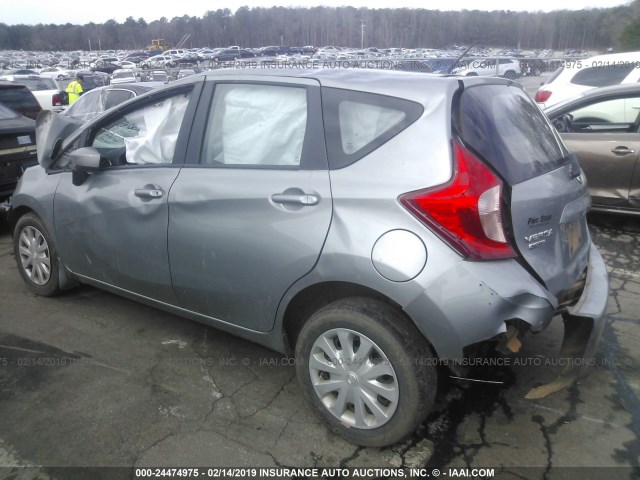 3N1CE2CP3FL425794 - 2015 NISSAN VERSA NOTE S/S PLUS/SV/SL/SR GRAY photo 3