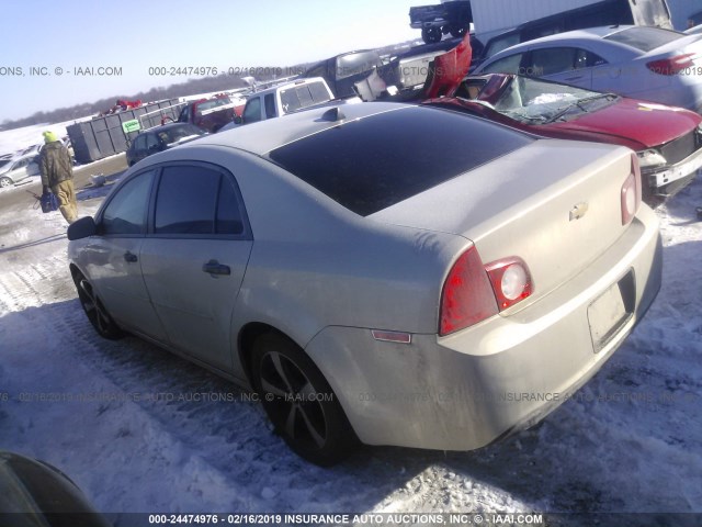 1G1ZC5EUXCF174319 - 2012 CHEVROLET MALIBU 1LT 金色 照片 3